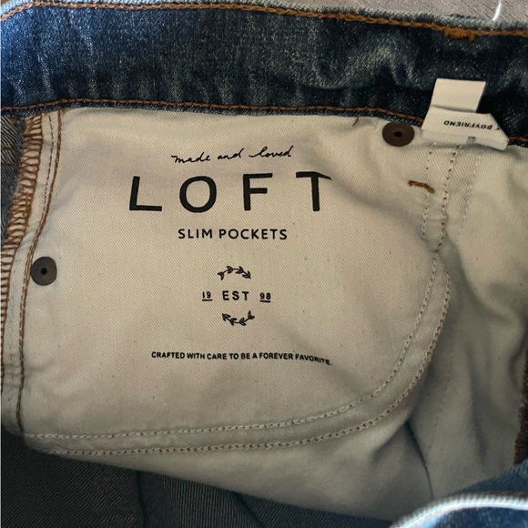 Loft High Waist Boyfriend Jeans - Retro Style - Size 8 | 29 - Picture 13 of 15
